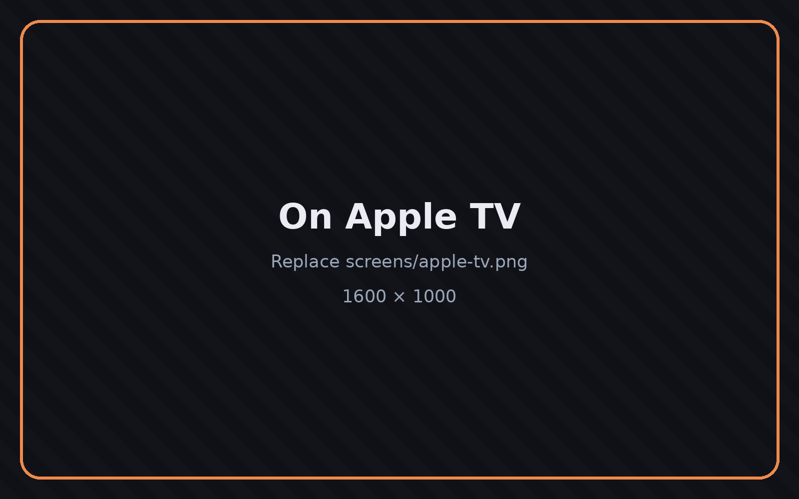 On Apple TV
